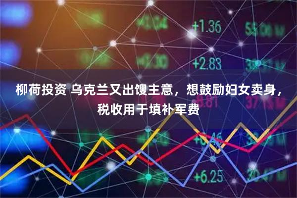 柳荷投资 乌克兰又出馊主意，想鼓励妇女卖身，税收用于填补军费